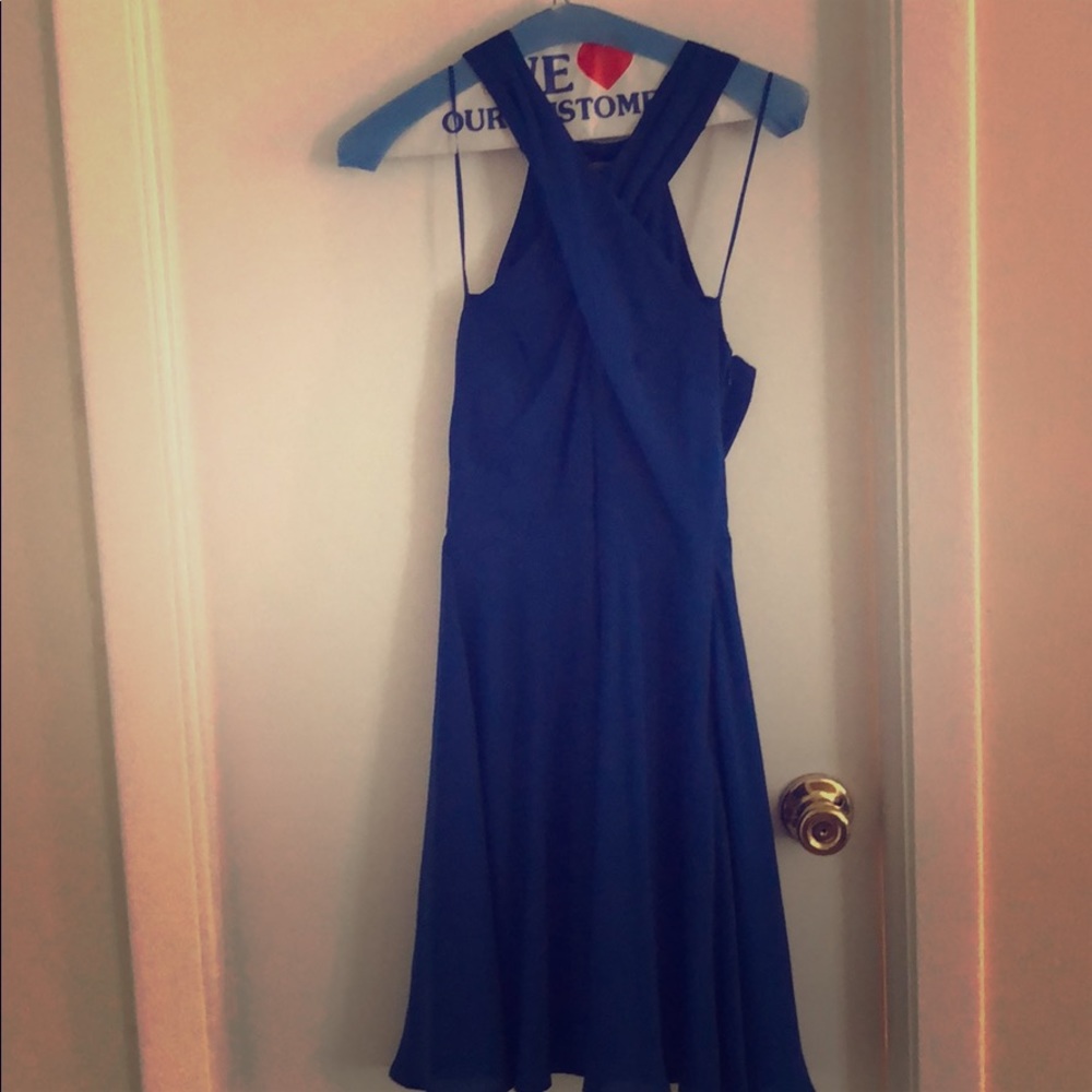 EXPRESS royal blue dress